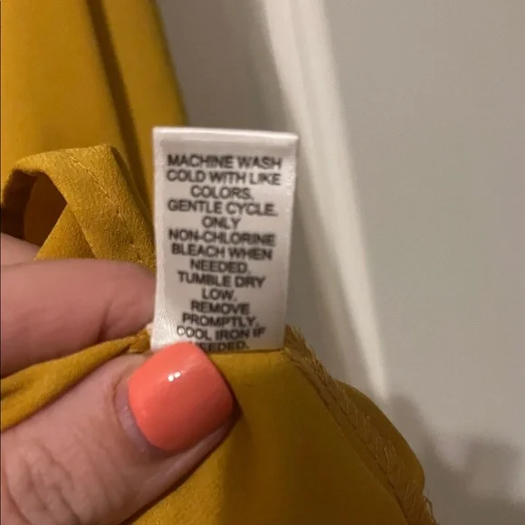 Cato Mustard Blouse for Women - Picture 5 of 6